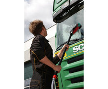 Vikan Transport Waterdoorlatende Wasborstel 370mm Rood/Groen