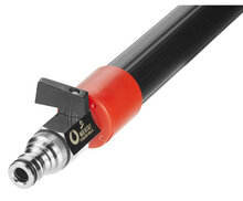 Vikan Transport Waterdoorlatende Telescoopsteel Met C-Koppeling  &Oslash;32, 160.0-160.0cm , Zwart