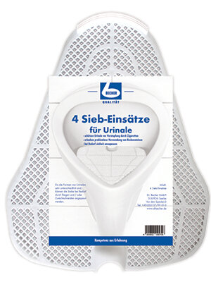 Becher Zeefinzetstukken voor urinoirs 4 stuks