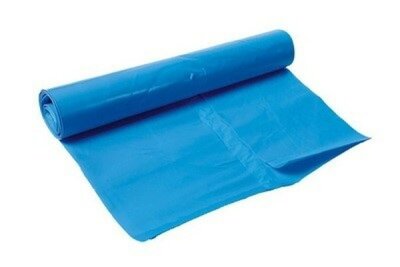 LDPE afvalzakken 90x110 cm blauw T30 250 stuks per doos 