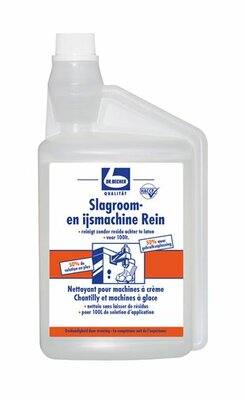Becher Slagroom en IJsmachine reiniger Doseerfles 1L